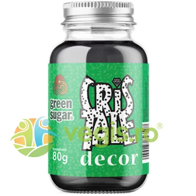Cristale Decor (Negru) - Indulcitor Natural 80g REMEDIA — preț și oferte