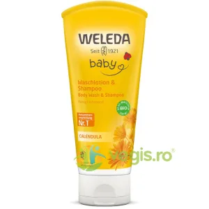 Gel de Dus si Sampon Delicat pentru Bebelusi cu Galbenele 200ml