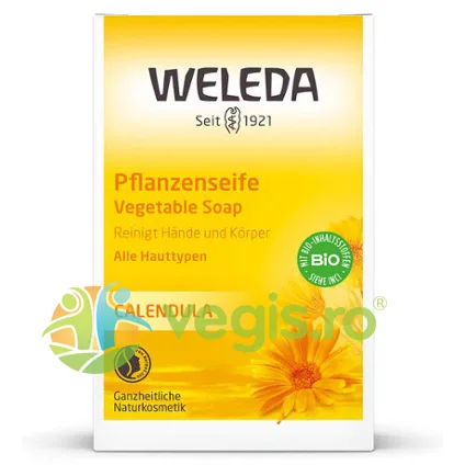 Sapun Vegetal cu Extract de Galbenele 100g Weleda — preț și oferte