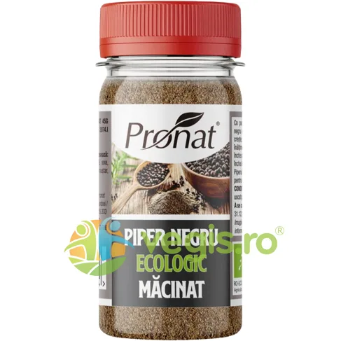 Piper Negru Macinat Ecologic/Bio 45g PRONAT — preț și oferte