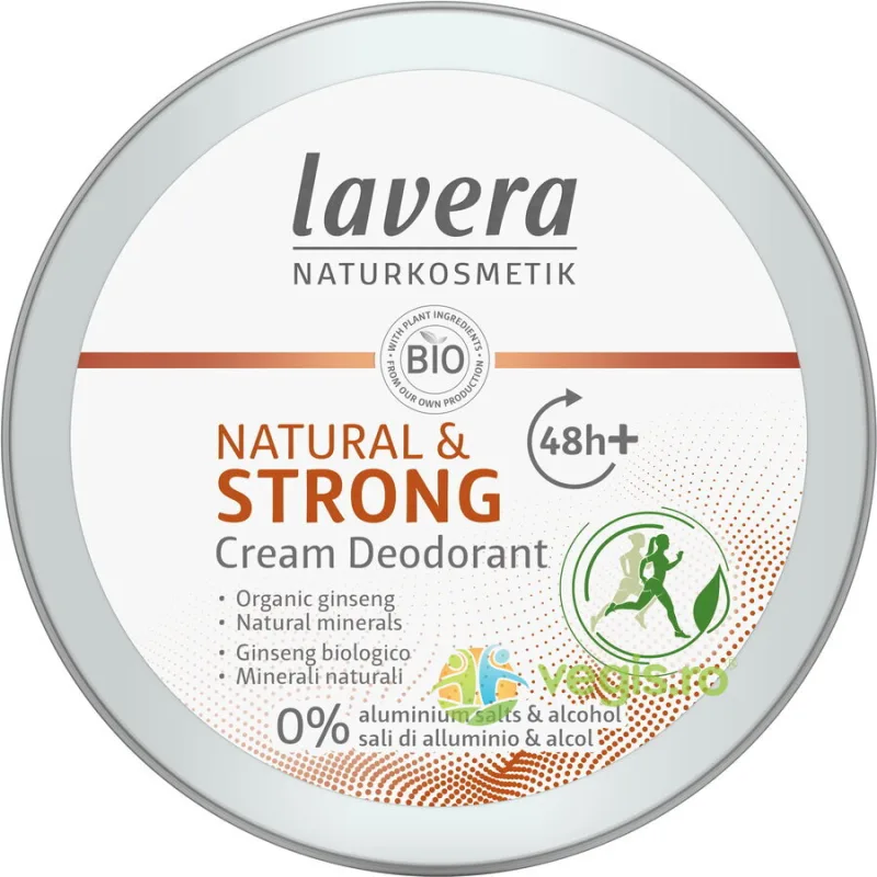 Deodorant Crema 48h Natural Strong 50ml LAVERA — preț și oferte