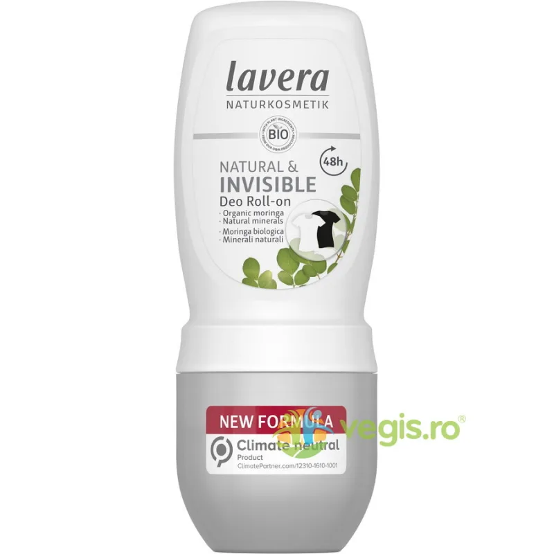 Deodorant Roll-On 48h Natural Invisible 50ml LAVERA — preț și oferte