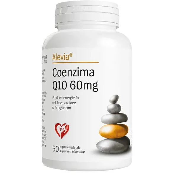 Coenzima Q10 60mg 60cps vegetale ALEVIA — preț și oferte