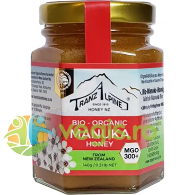 Miere de Manuka MGO 300+ TranzAlpine Ecologica/Bio 140g HOYER — preț și oferte