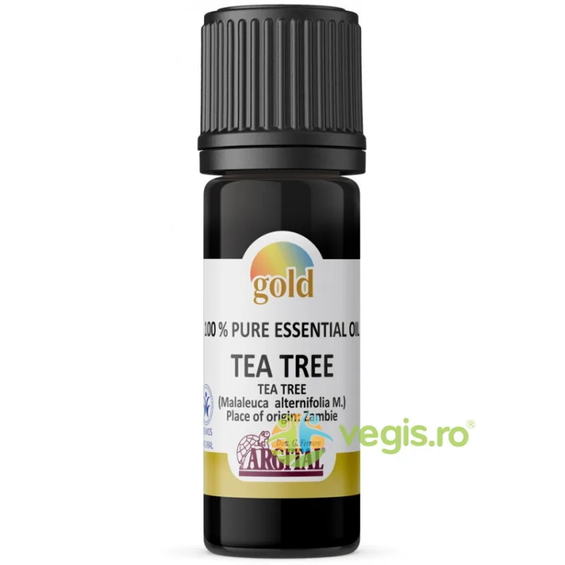 Ulei Esential din Arbore de Ceai Melaleuca pentru Uz Extern Gold 10ml ARGITAL — preț și oferte