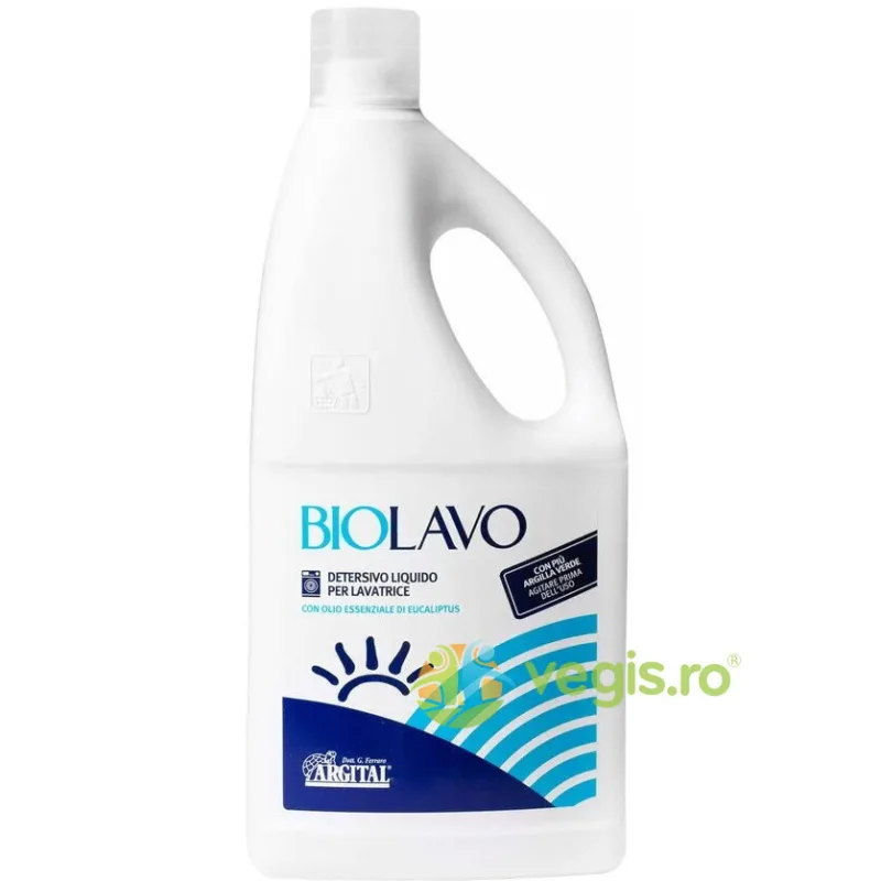 Detergent Lichid pentru Masina de Spalat Rufe cu Ulei Esential de Eucalipt 2L ARGITAL — preț și oferte