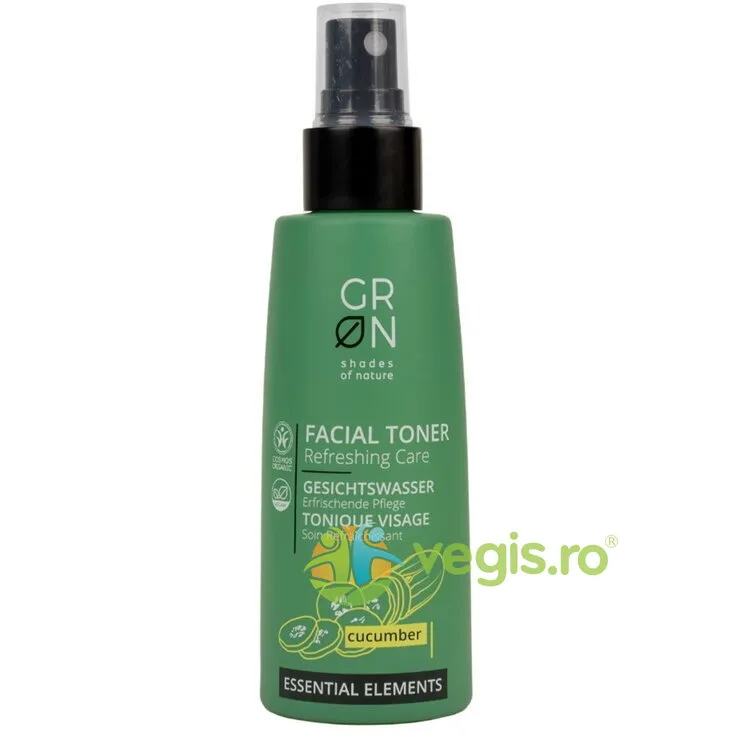 Lotiune Tonica Revigoranta cu Castravete Essential Elements Ecologica/Bio 75ml GRN SHADES OF NATURE — preț și oferte