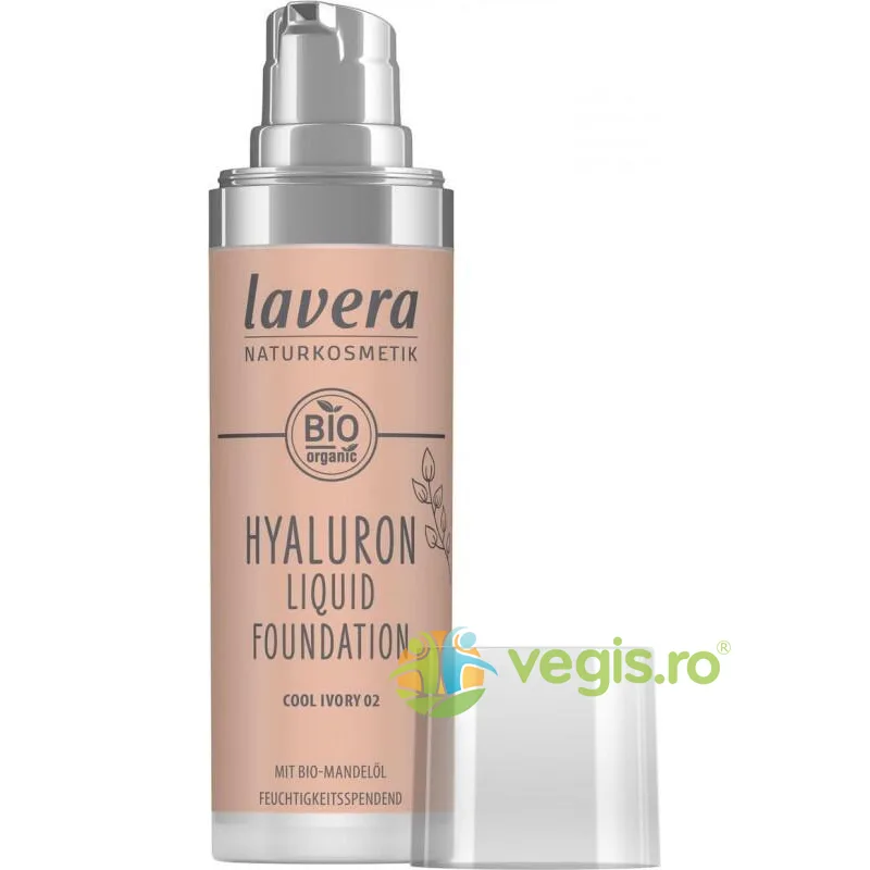 Fond de Ten Cool Ivory 02 - Hyaluron Liquid 30ml LAVERA — preț și oferte