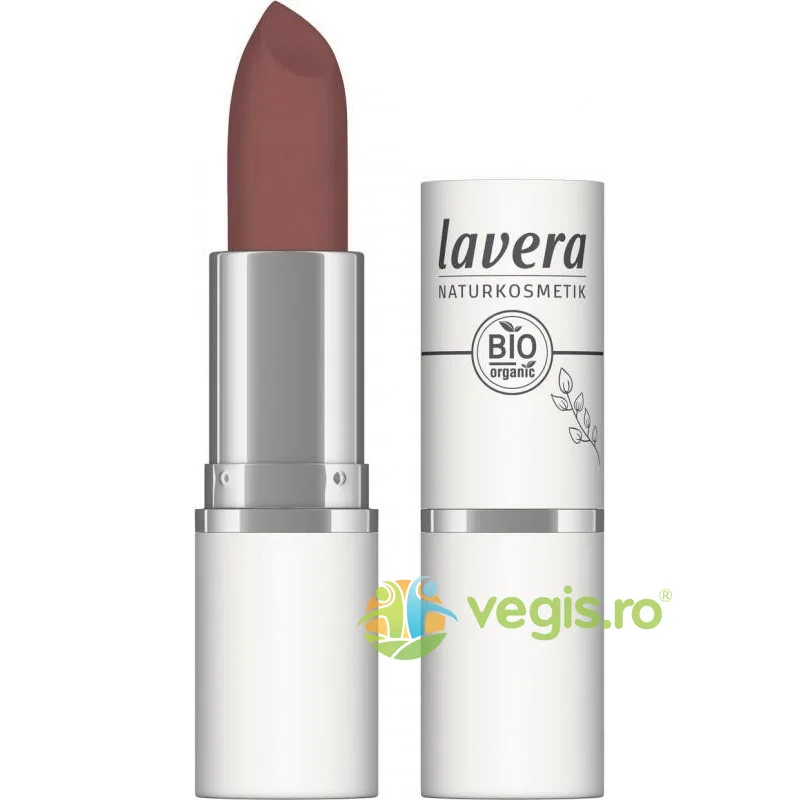 Ruj Auburn Brown 02 - Velvet Matt 4.5g LAVERA — preț și oferte