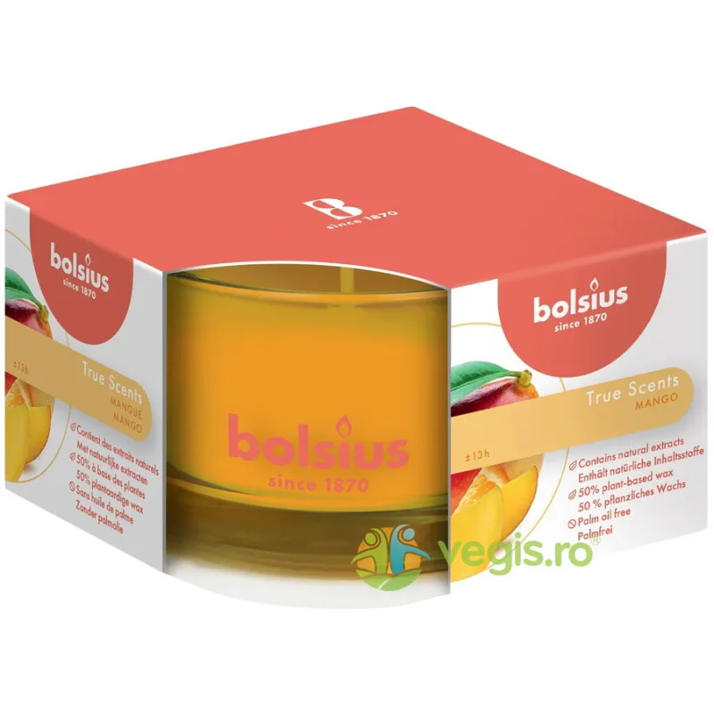 Lumanare Parfumata in Pahar Mic cu Aroma de Mango BOLSIUS — preț și oferte