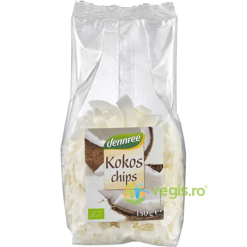 Chips-uri de Cocos Ecologice/Bio 150g Dennree — preț și oferte