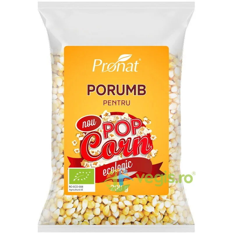 Porumb pentru Popcorn Ecologic/Bio 200g PRONAT — preț și oferte
