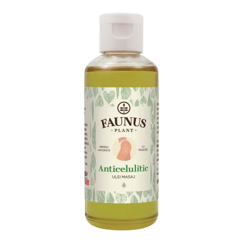 Ulei masaj Anticelulitic, 100 ml, Faunus Plant — preț și oferte