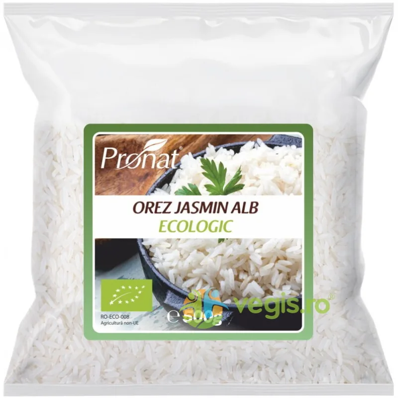 Orez Jasmin Alb Ecologic/Bio 500g PRONAT — preț și oferte