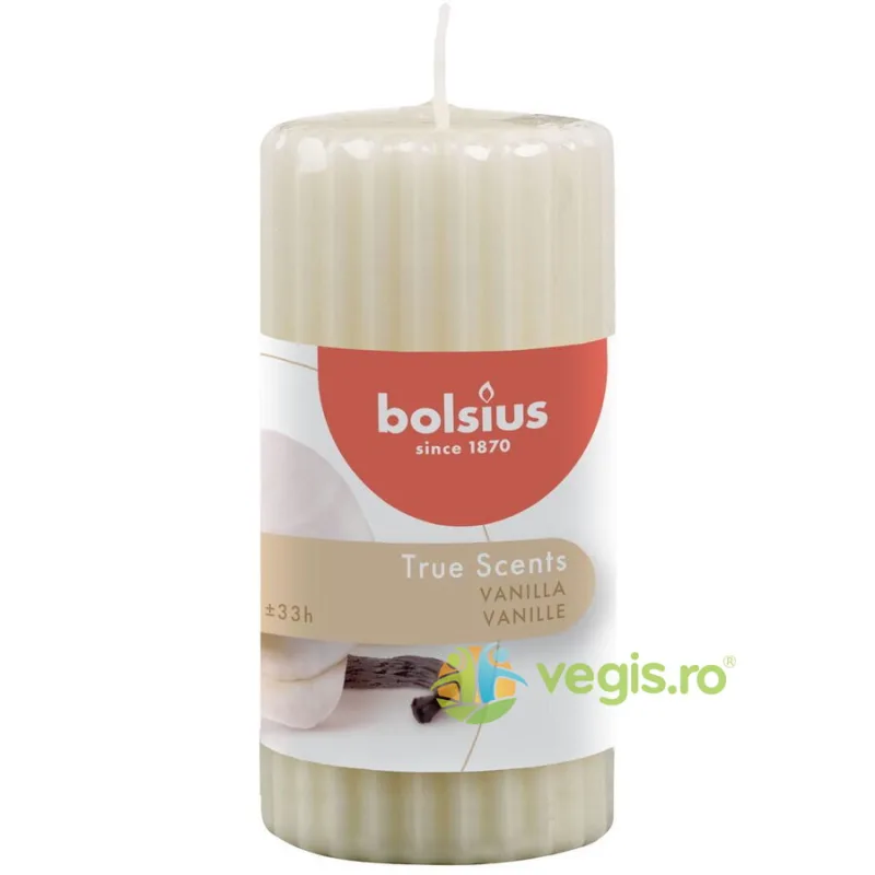 Lumanare Tip Stalp cu Aroma de Vanilie BOLSIUS — preț și oferte