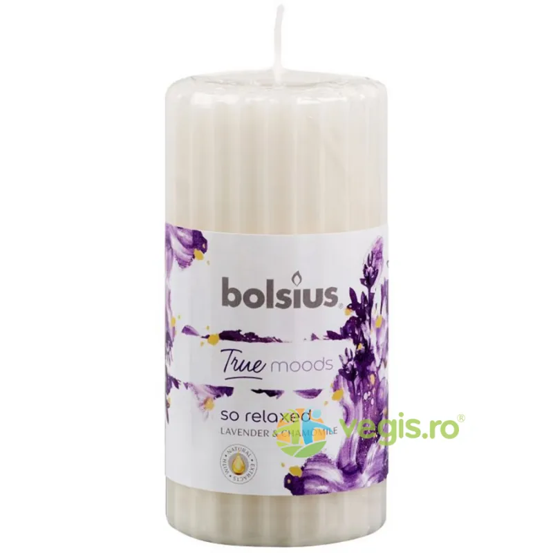Lumanare Tip Stalp cu Lavanda si Musetel So Relaxed BOLSIUS — preț și oferte
