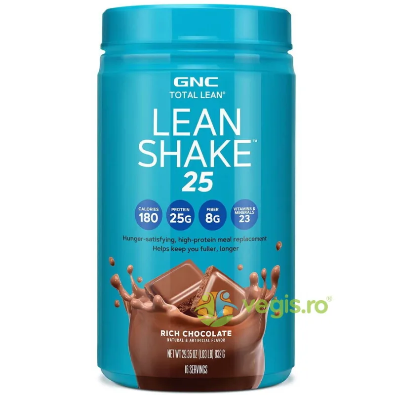 Shake Proteic cu Aroma de Ciocolata Total Lean Shake 832g GNC — preț și oferte