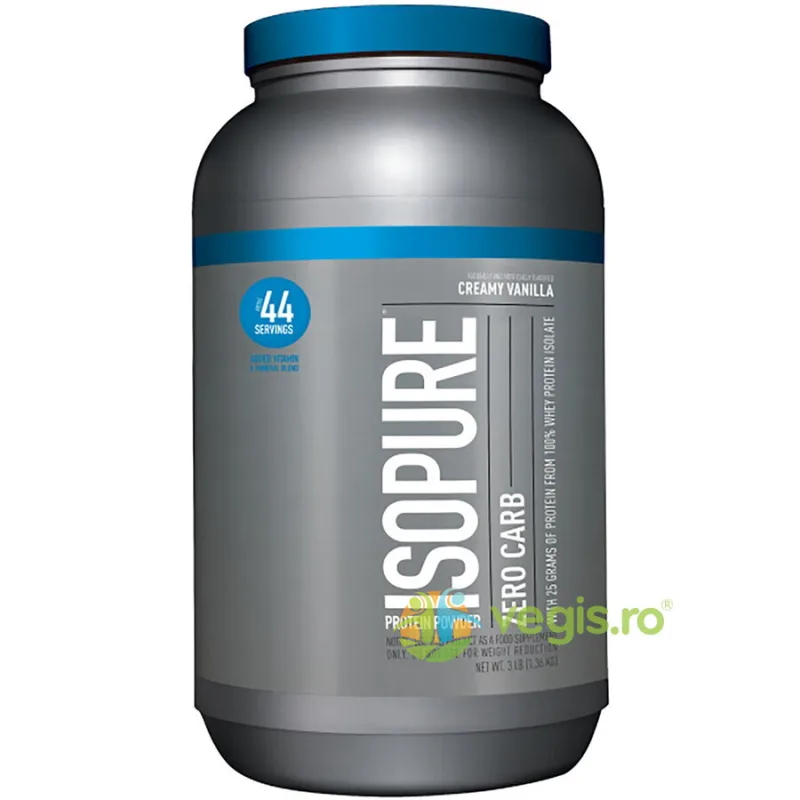 Proteina Izolata din Zer fara Carbohidrati cu Aroma de Vanilie 1360g GNC — preț și oferte