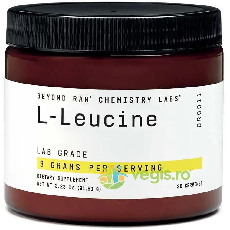 L-Leucina Beyond Raw Chemistry Labs 91.50g GNC — preț și oferte