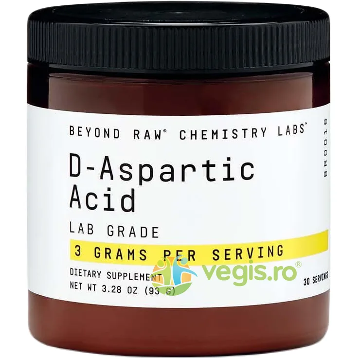 D-Aspartic Acid Beyond Raw Chemistry Labs 93g GNC — preț și oferte