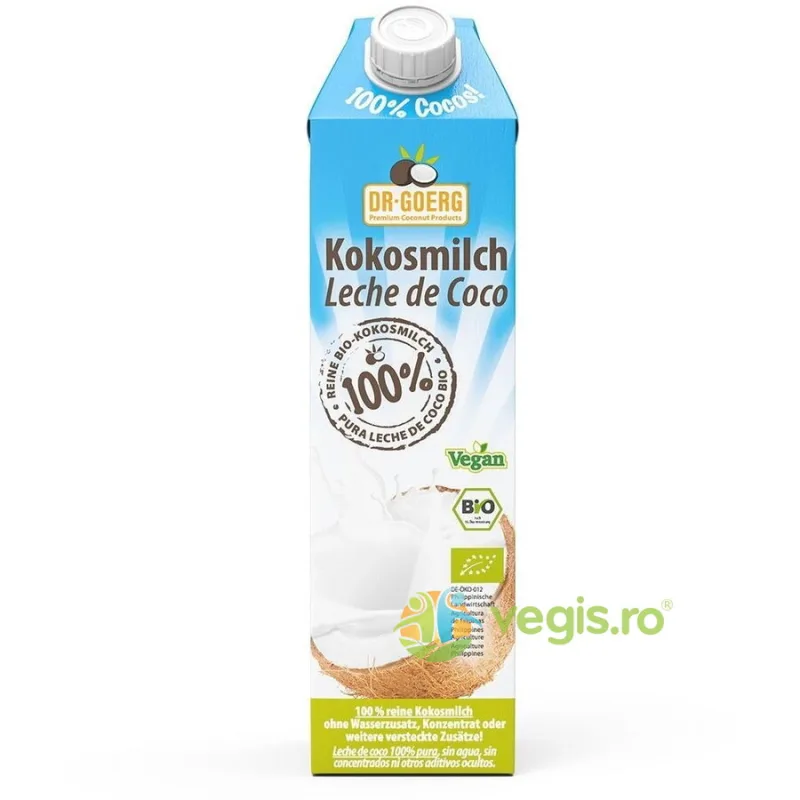 Bautura Vegetala de Cocos Ecologica/Bio 1L DR. GOERG — preț și oferte