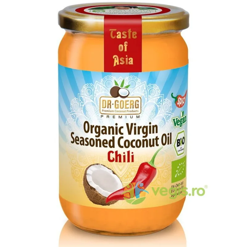 Ulei de Cocos Condimentat cu Chilli Ecologic/Bio 190ml DR. GOERG — preț și oferte