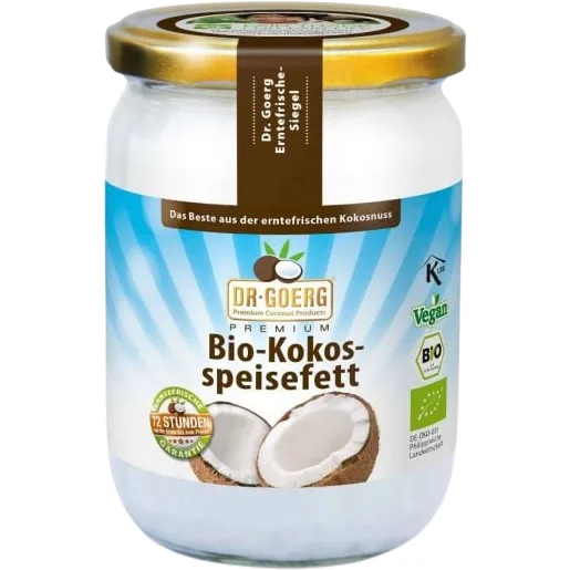 Ulei de Cocos Premium Dezodorizat pentru Gatit Ecologic/Bio 500ml DR. GOERG — preț și oferte