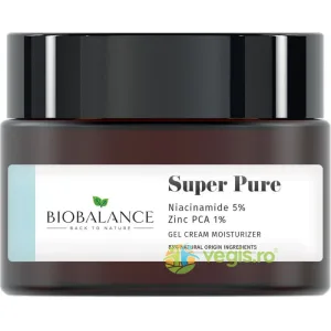 Crema-Gel Purifianta pentru Ten Gras, Acneic sau Mixt cu Niacinamide 5% + Zinc PCA 1% Super Pure 50ml