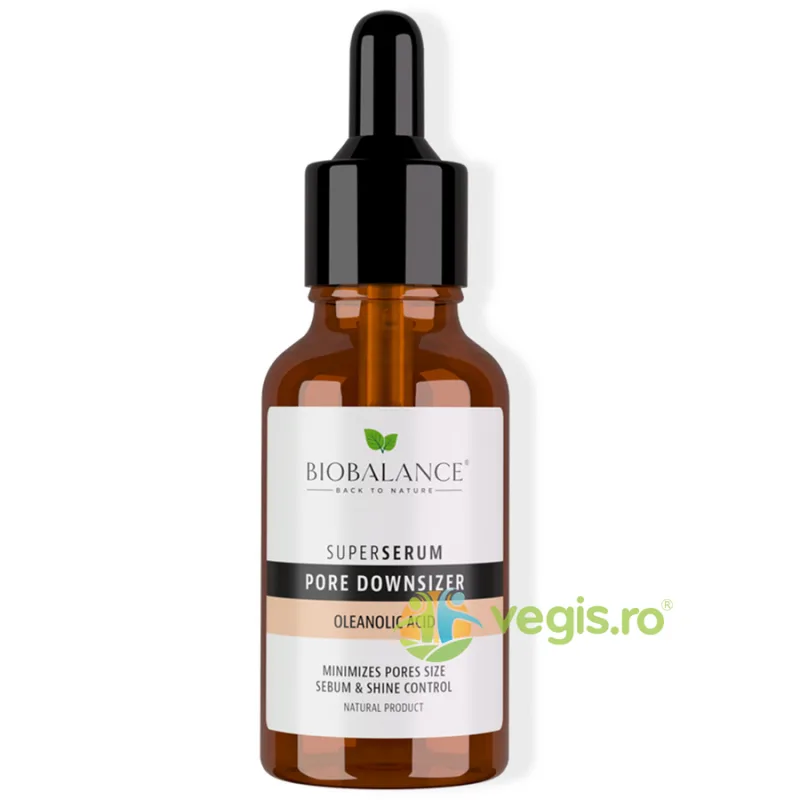 Ser pentru Ten Gras si Pori Dilatati cu Acid Oleanolic Super Serum Pore Downsizer 30ml BIO BALANCE — preț și oferte