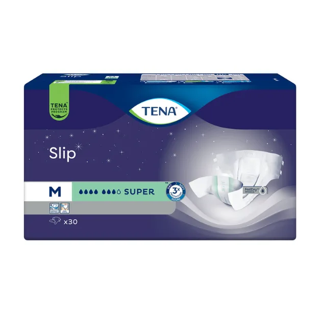 Scutece pentru adulti Slip Super, medium, 30 bucati, Tena — preț și oferte