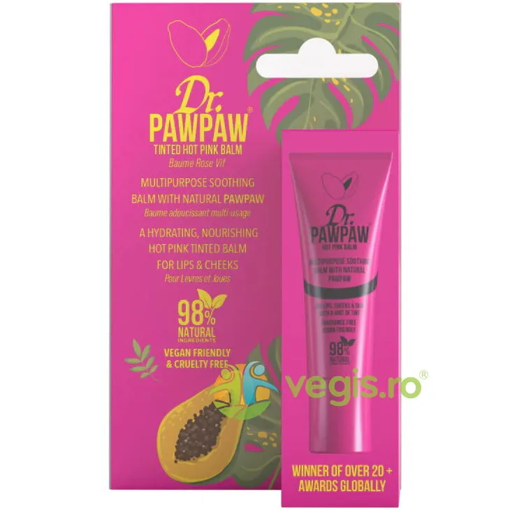 Balsam Multifunctional Nuanta Hot Pink 10ml DR PAWPAW — preț și oferte