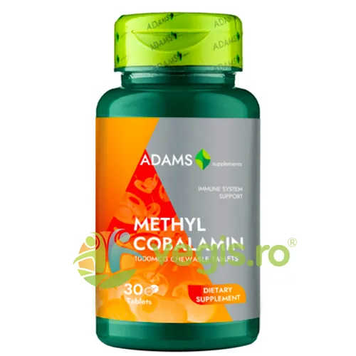 Methylcobalamin 1000mcg 30tb masticabile ADAMS VISION — preț și oferte
