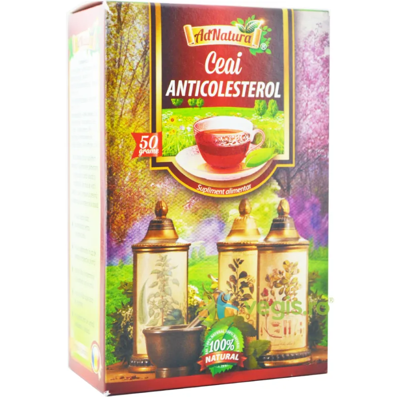 Ceai Anticolesterol 50g ADNATURA — preț și oferte