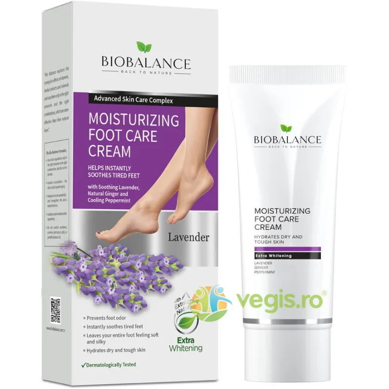 Crema Hidratanta pentru Picioare si Talpi cu Niacinamide, Unt de Shea si Panthenol 60ml — preț și oferte