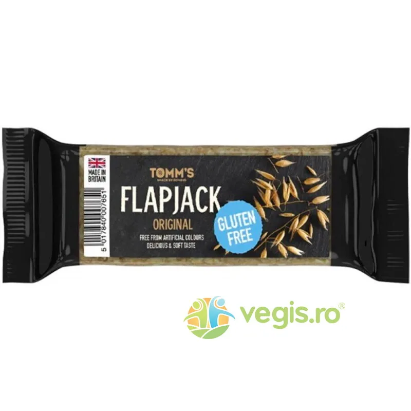 Baton Energizant Original fara Gluten Flapjack Tomm's 100g BOMBUS — preț și oferte