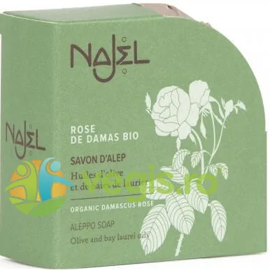 Sapun de Alep cu Trandafir de Damasc 100g NAJEL — preț și oferte