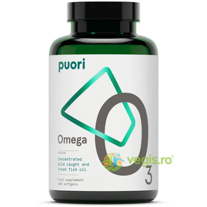 Omega 3 (Ulei de Peste Concentrat si Pur) 180cps PUORI — preț și oferte
