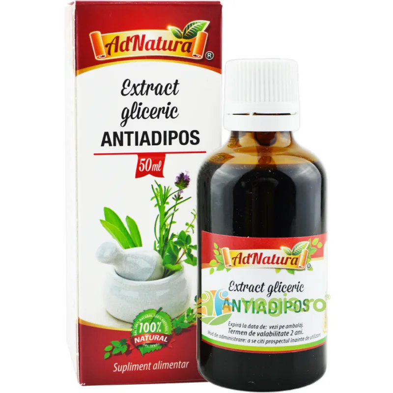 Extract Gliceric Antiadipos 50ml ADNATURA — preț și oferte