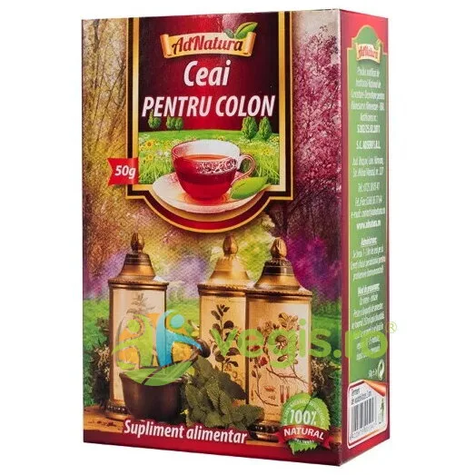 Ceai pentru Colon 50g ADNATURA — preț și oferte