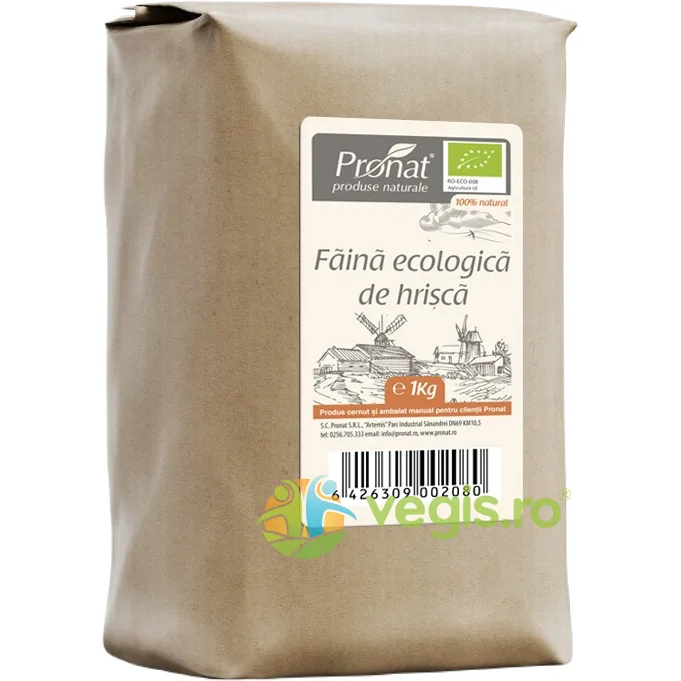 Faina de Hrisca Ecologica/Bio 1kg PRONAT — preț și oferte