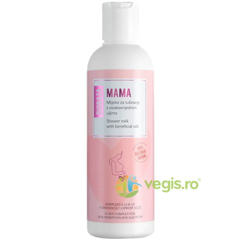 Gel de Dus Cremos Antivergeturi pentru Sarcina 200ml BIOBAZA — preț și oferte