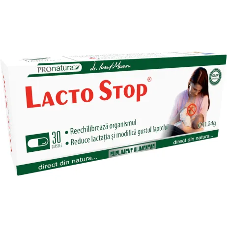 Lacto Stop 30cps Medica - Pro Natura — preț și oferte