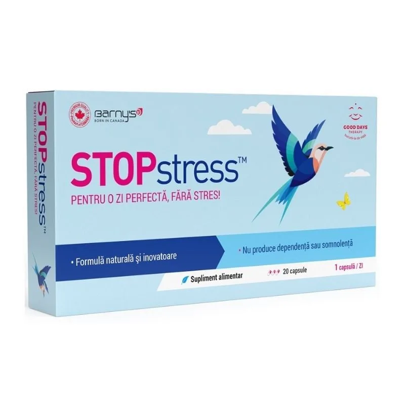 Stop Stress, 20 capsule, Good Days Therapy — preț și oferte