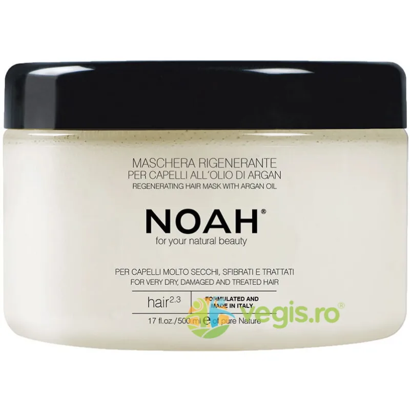 Masca Regeneranta pentru Par Foarte Uscat cu Ulei de Argan 500ml NOAH — preț și oferte