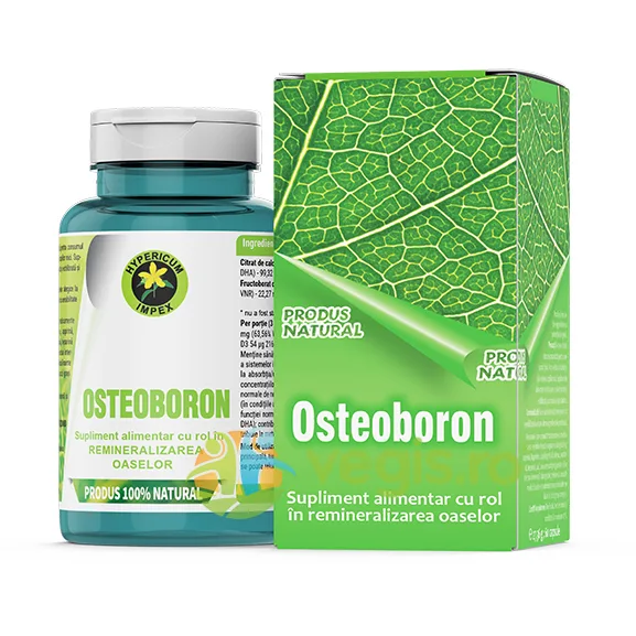 Osteoboron 360mg 60cps Hypericum — preț și oferte