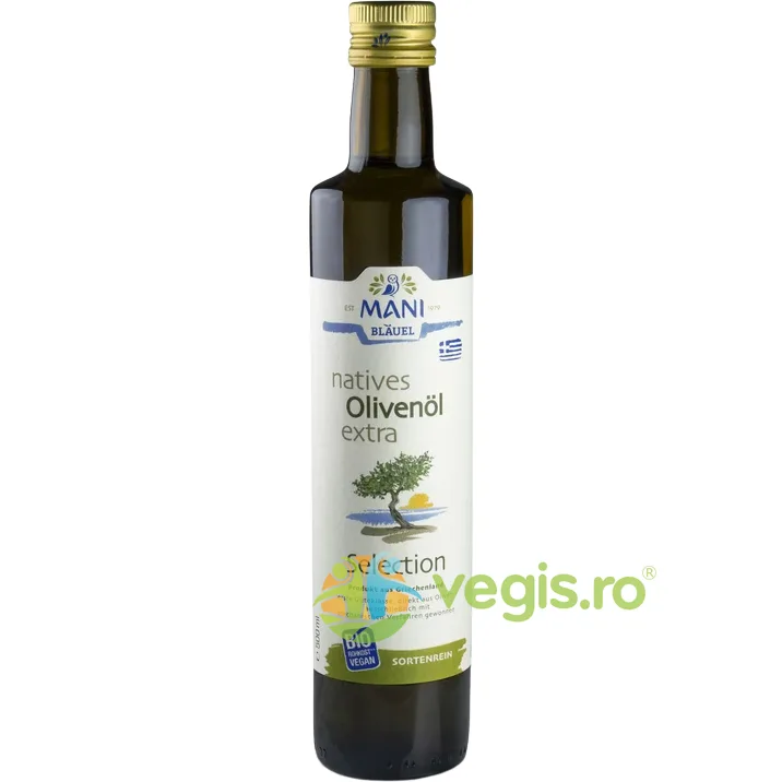 Ulei de Masline Extra Virgin Selection Ecologic/Bio 500ml MANI — preț și oferte
