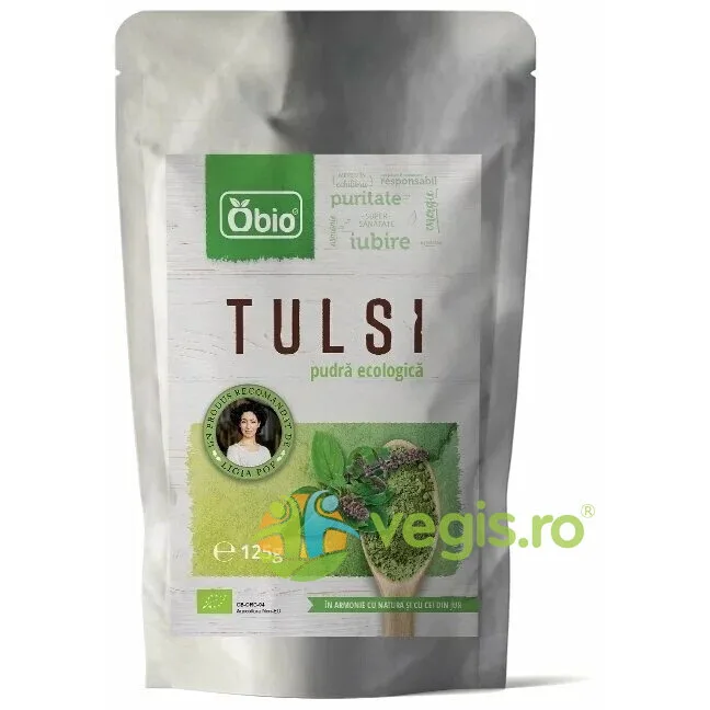Tulsi Pudra Ecologica/Bio 125g OBio — preț și oferte