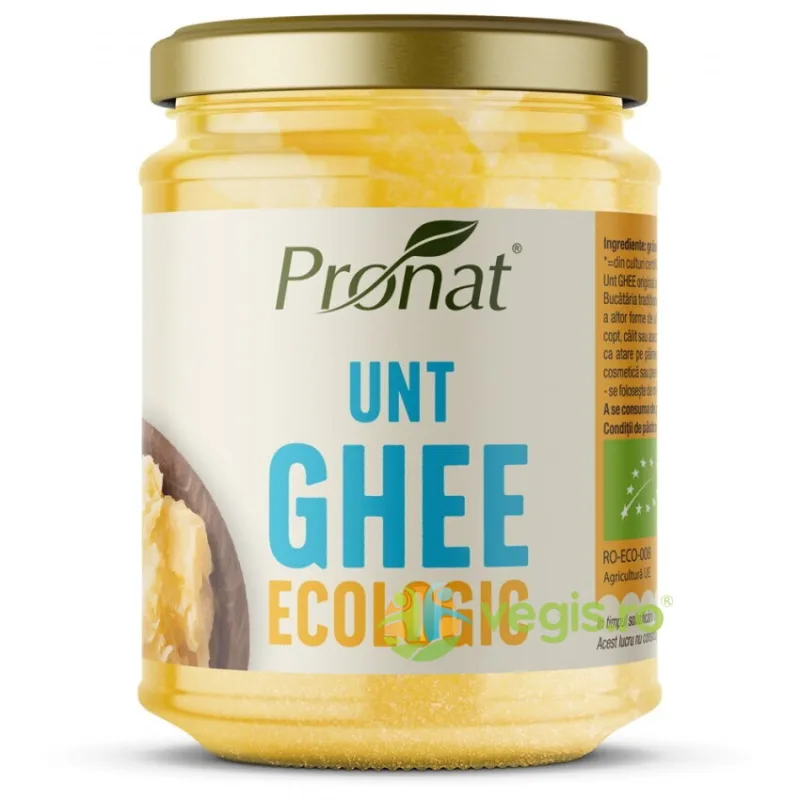 Unt Ghee Ecologic/Bio 500ml PRONAT — preț și oferte