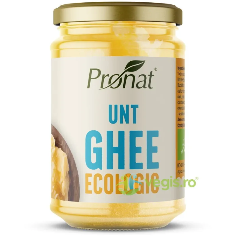 Unt Ghee Ecologic/Bio 300ml PRONAT — preț și oferte