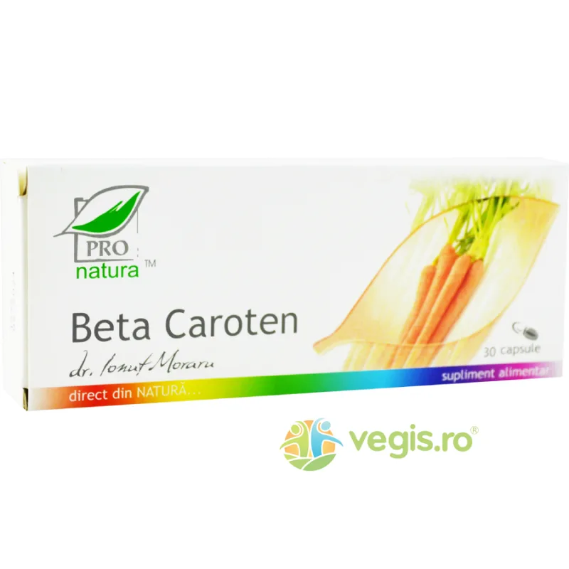 Beta Caroten 30cps Medica - Pro Natura — preț și oferte